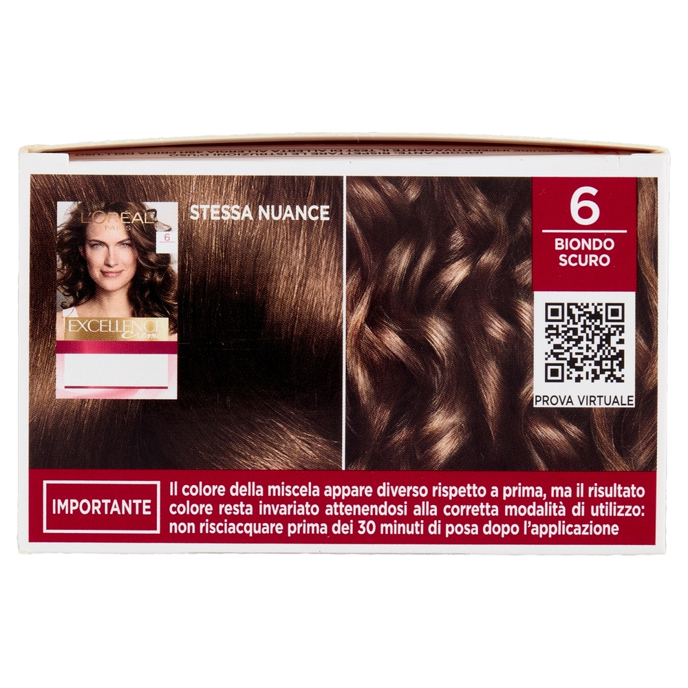 L'Oréal Paris Excellence Creme Colorazione Triplo Trattamento 6 Biondo Scuro
